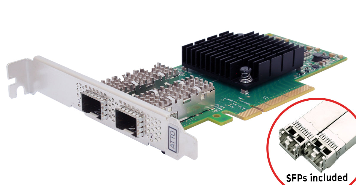 10Gb FastFrame 3 (model N322-10S) Dual-Port Ethernet SmartNIC (LC