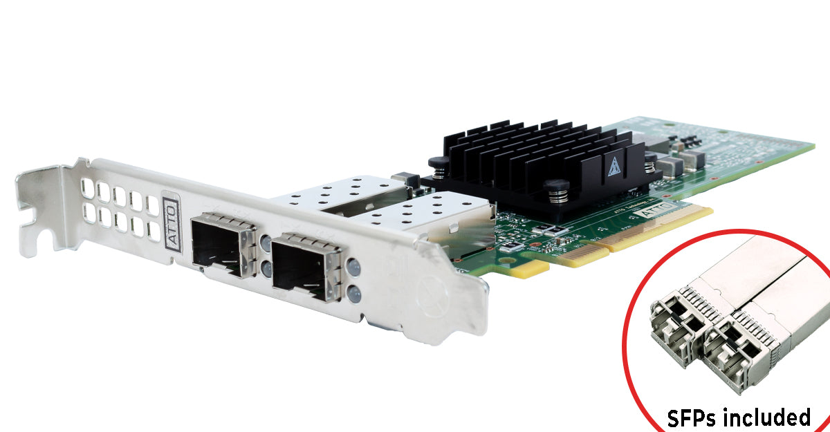 10Gb FastFrame 4 (model N4S2) Dual-Port Ethernet SmartNIC (SFP+ included)