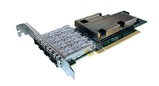 25Gb FastFrame 4 (model N424) Quad-Port Ethernet SmartNIC (SFP28 included)