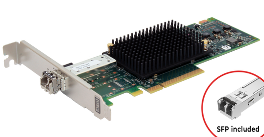 16Gb Celerity (model 161P) Single-Port Fibre Channel Adapter (SFP included)