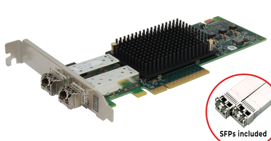 16Gb Celerity (model 162P) Dual-Port  Fibre Channel Adapter (SFPs included)