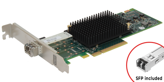 32Gb Celerity (model 321E) Single-Port Gen 6 Fibre Channel Adapter (SFP included)