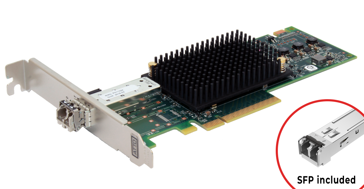32Gb Celerity (model 321P) Single-Port Gen 7 Fibre Channel Adapter (SFP included)