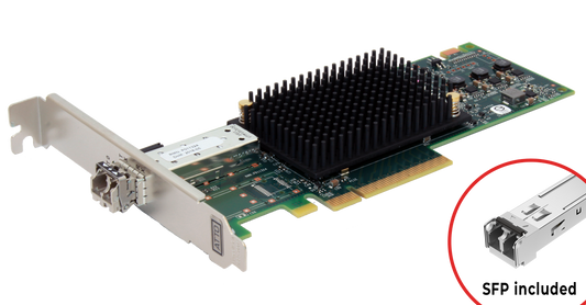 64Gb Celerity (model 641E) Single-Port Gen 7 Fibre Channel Adapter (SFP included)
