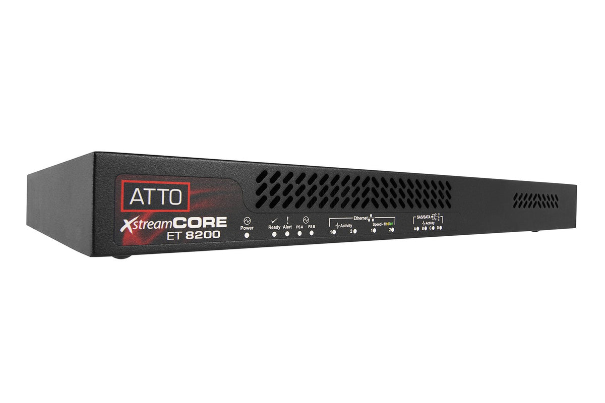 XstreamCORE 8200T Dual-Port 40Gb Ethernet to 16-port 12Gb SAS/SATA int ...